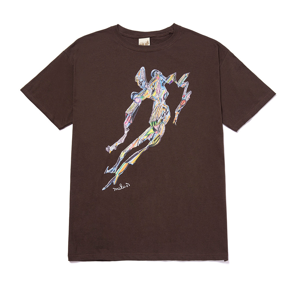 HUF HUF UNTITLED S/S TEE // CHOCOLATE