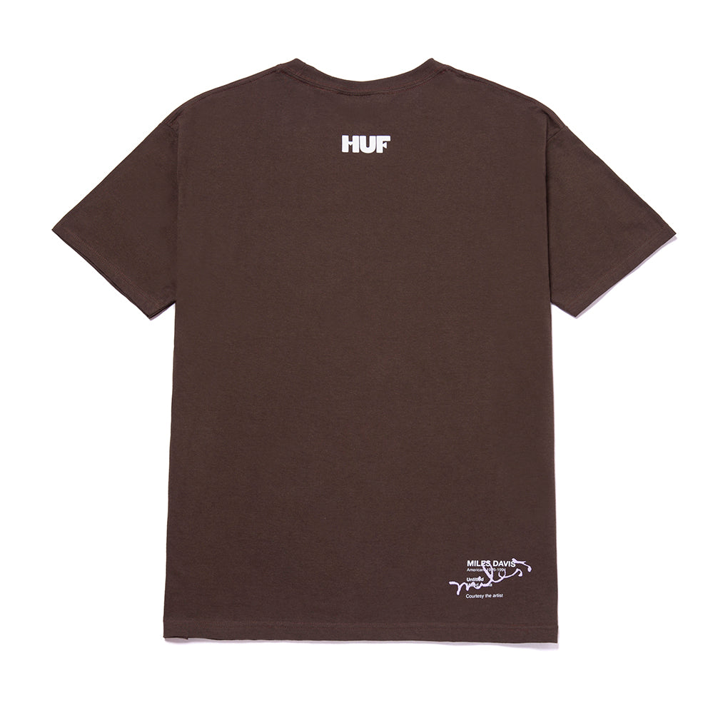 HUF HUF UNTITLED S/S TEE // CHOCOLATE