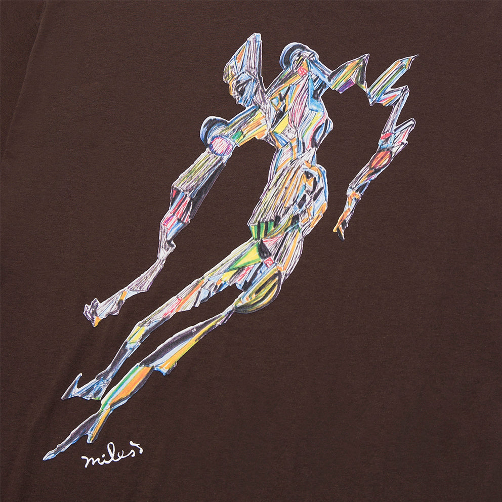 HUF HUF UNTITLED S/S TEE // CHOCOLATE