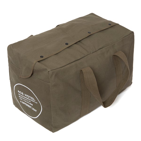 incase ace hotel duffel bag olive drab
