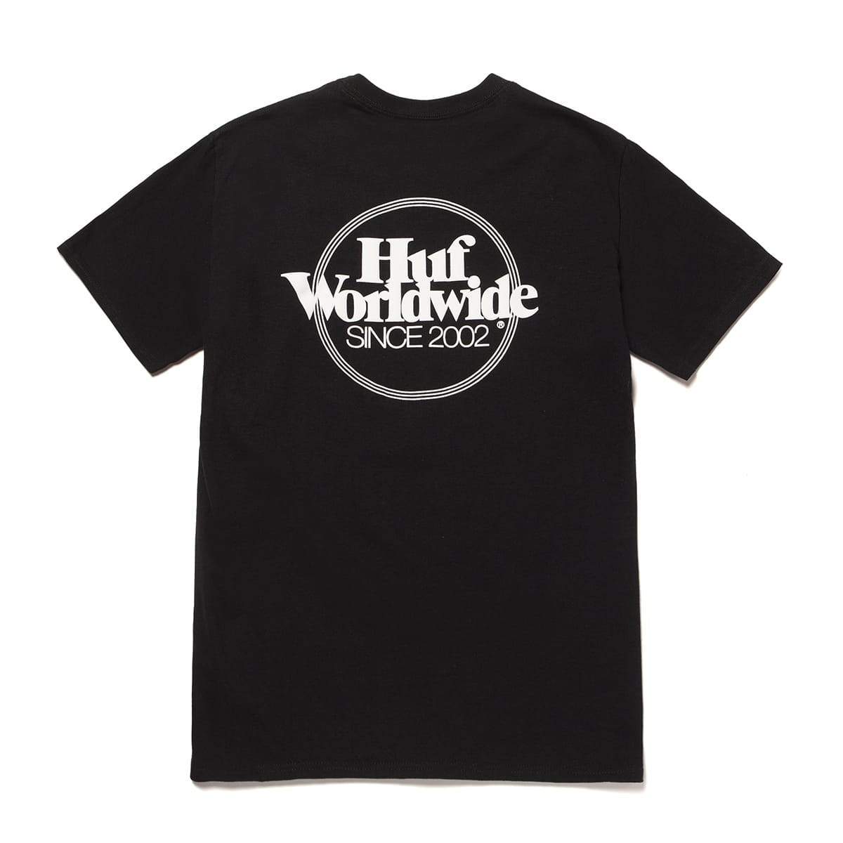 HUF HUF ISSUES LOGO PUFF S/S TEE // BLACK