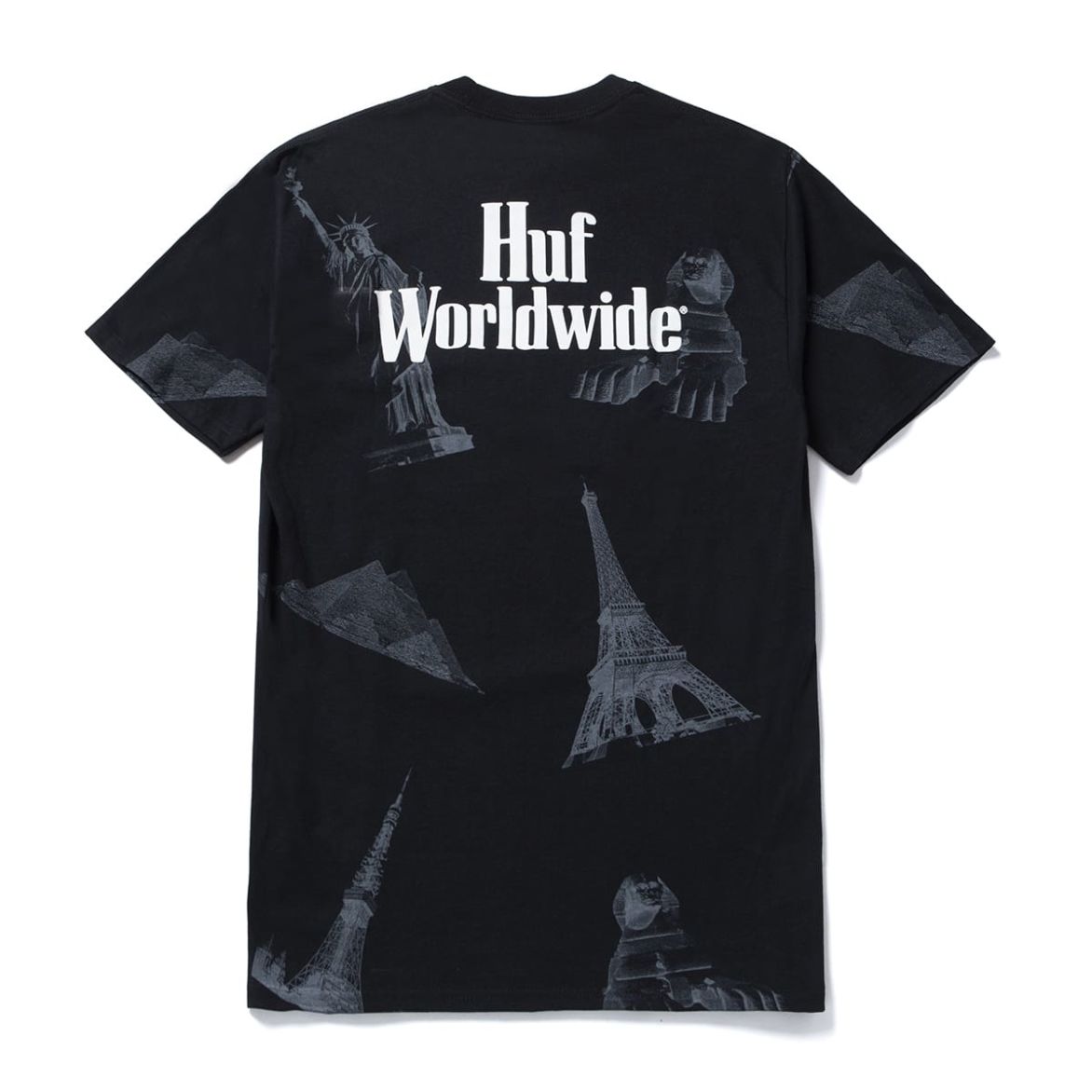 HUF HUF LANDMARKS S/S TEE // BLACK