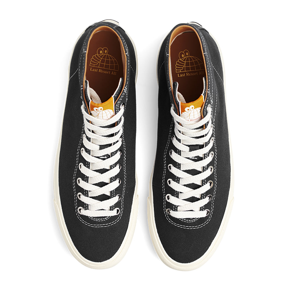 LAST RESORT AB VM001 CANVAS HI BLACK WHITE