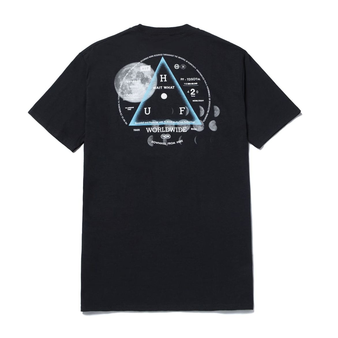 HUF HUF MOONS S/S TEE // BLACK