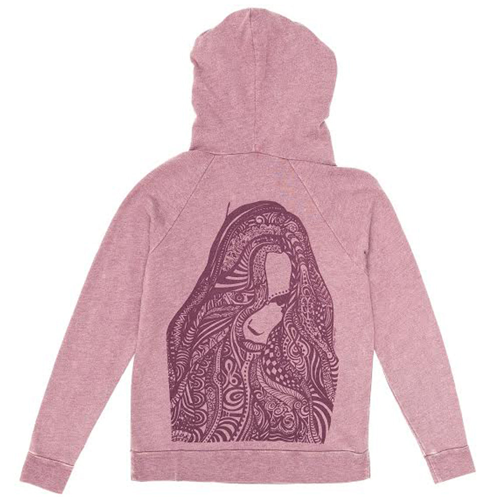 OBEY OBEY X NOEMI MANSER REMEMBER YOURSELF HOOD // BURGUNDY