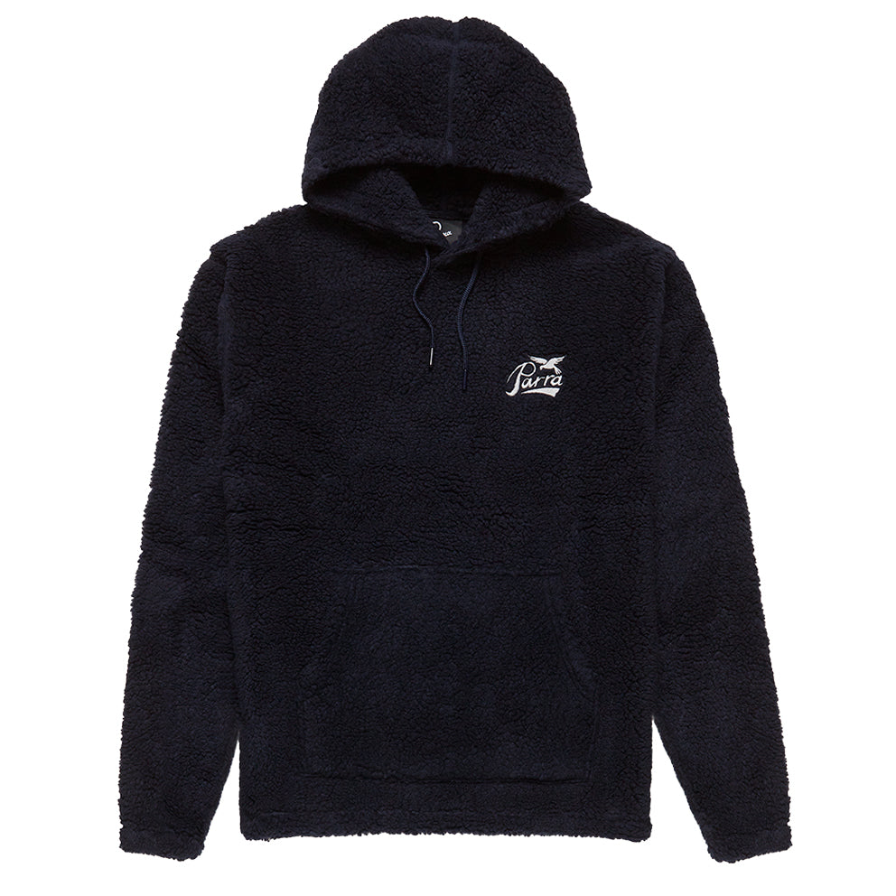 BY PARRA 46330 PENCIL BIRD POLAR FLEECE PULLOVER NAVY BLUE