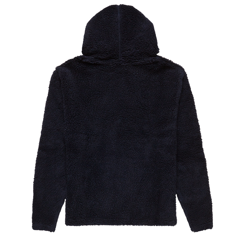 BY PARRA 46330 PENCIL BIRD POLAR FLEECE PULLOVER NAVY BLUE