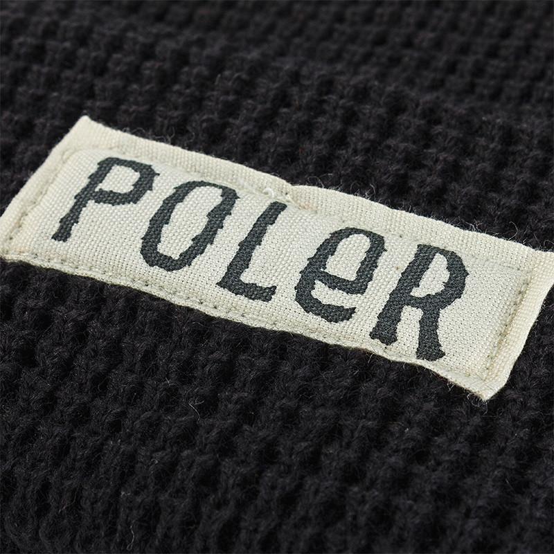 POLER STUFF POLER WORKERMAN BEANIE // BLACK