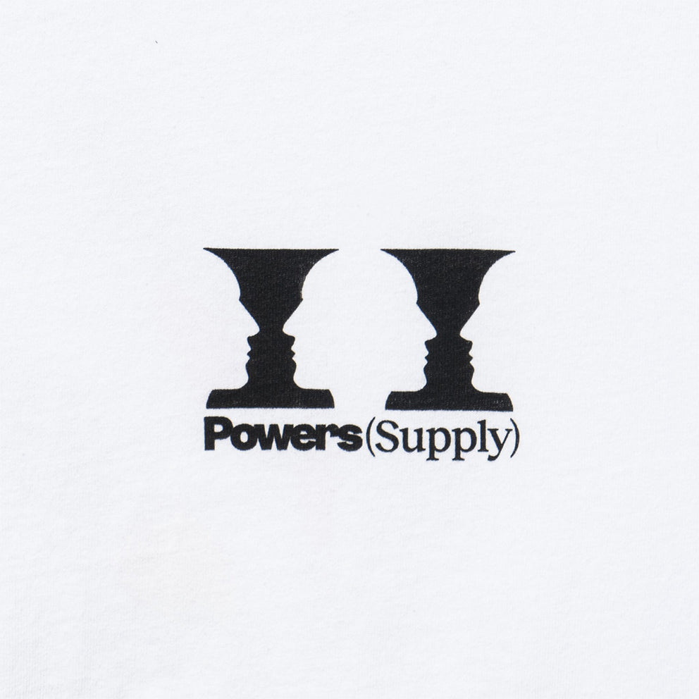 POWERS SUPPLY PS0914 ULTIMATE RELAXATION SS TEE WHITE