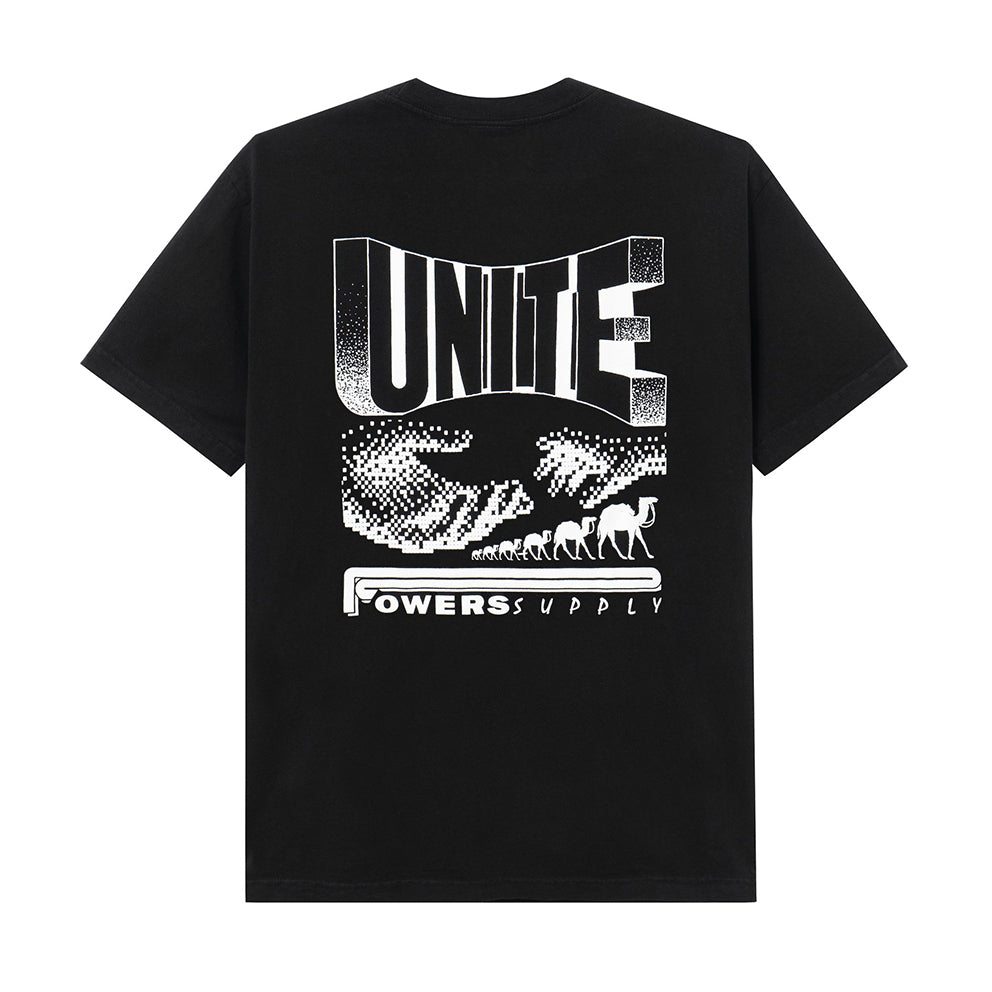 POWERS SUPPLY PS0919 UNITE SS TEE BLACK