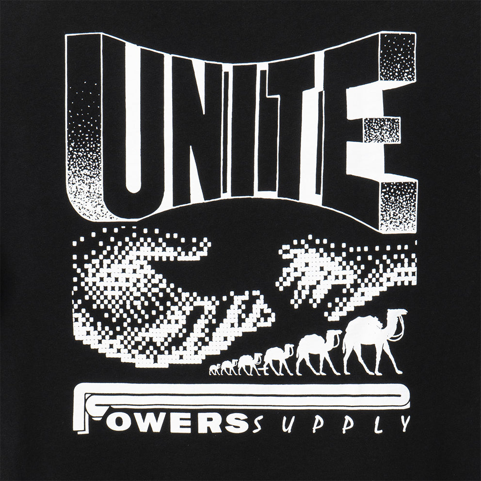 POWERS SUPPLY PS0919 UNITE SS TEE BLACK
