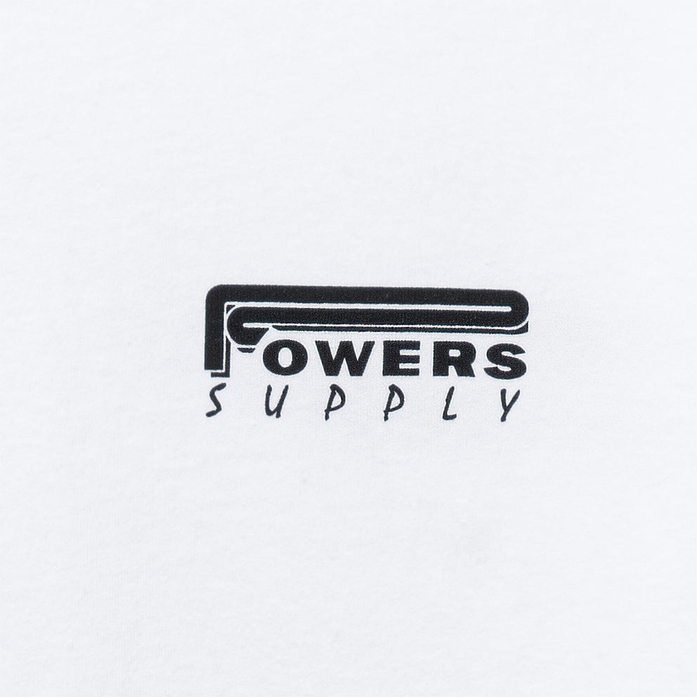 POWERS SUPPLY POWERS SUPPLY PRAY COLLAGE SS TEE // WHITE