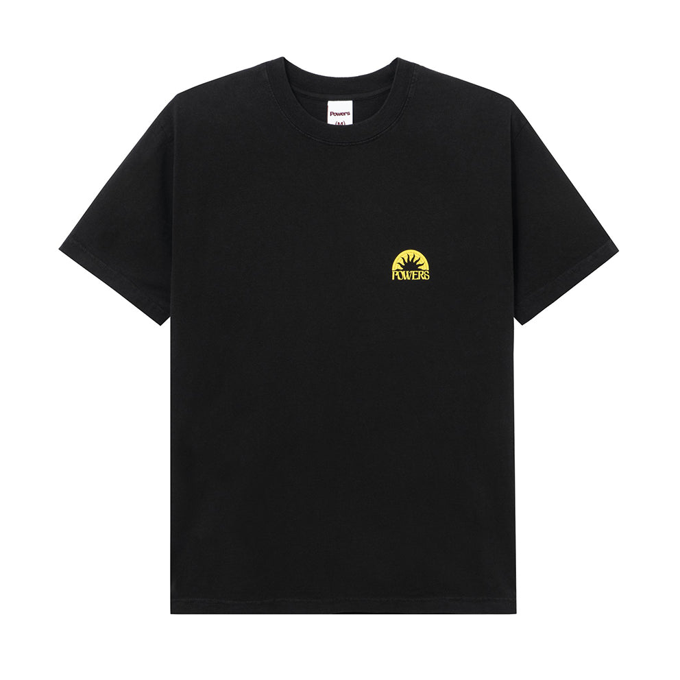 POWERS SUPPLY POWERS SUPPLY SUN SS TEE // BLACK