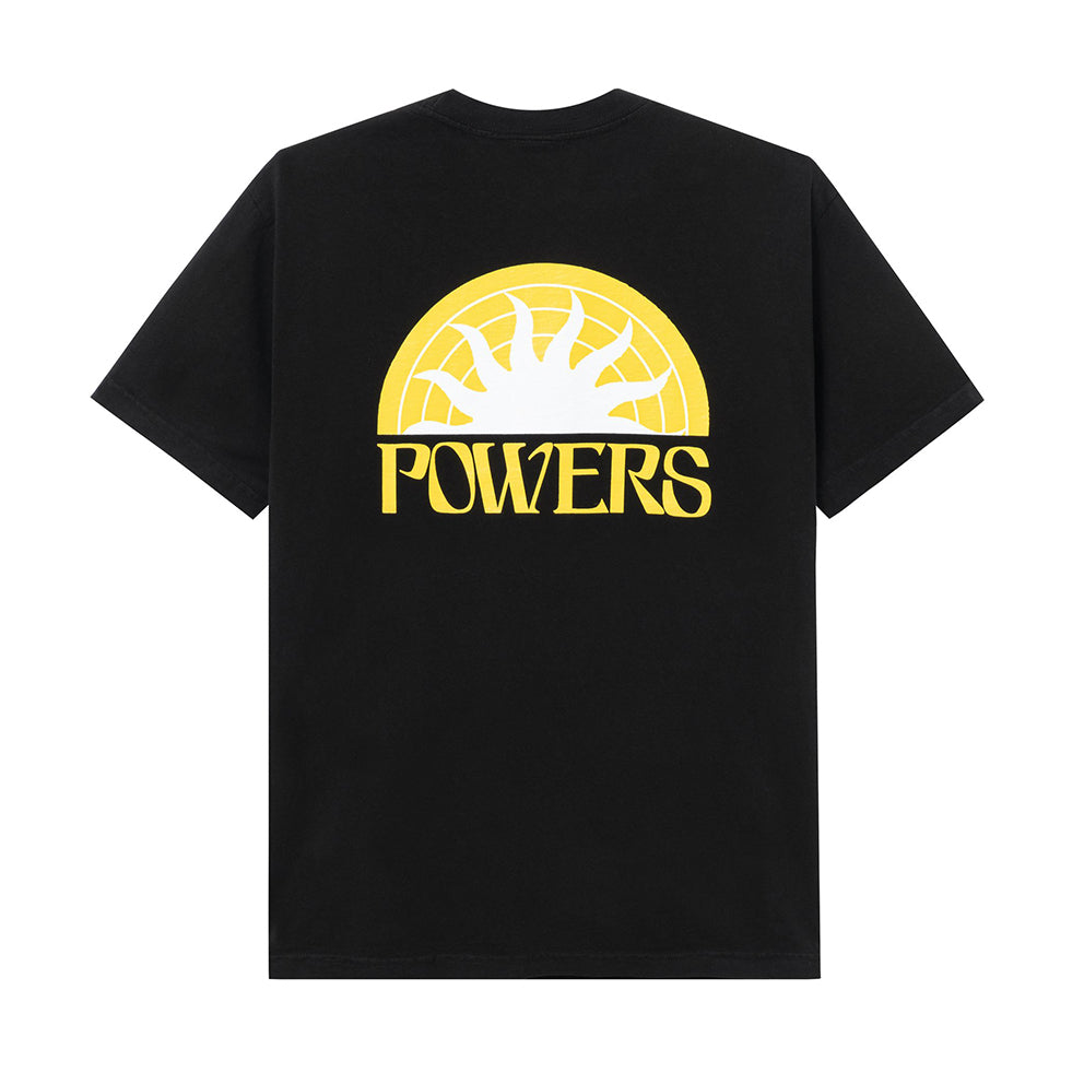 POWERS SUPPLY POWERS SUPPLY SUN SS TEE // BLACK