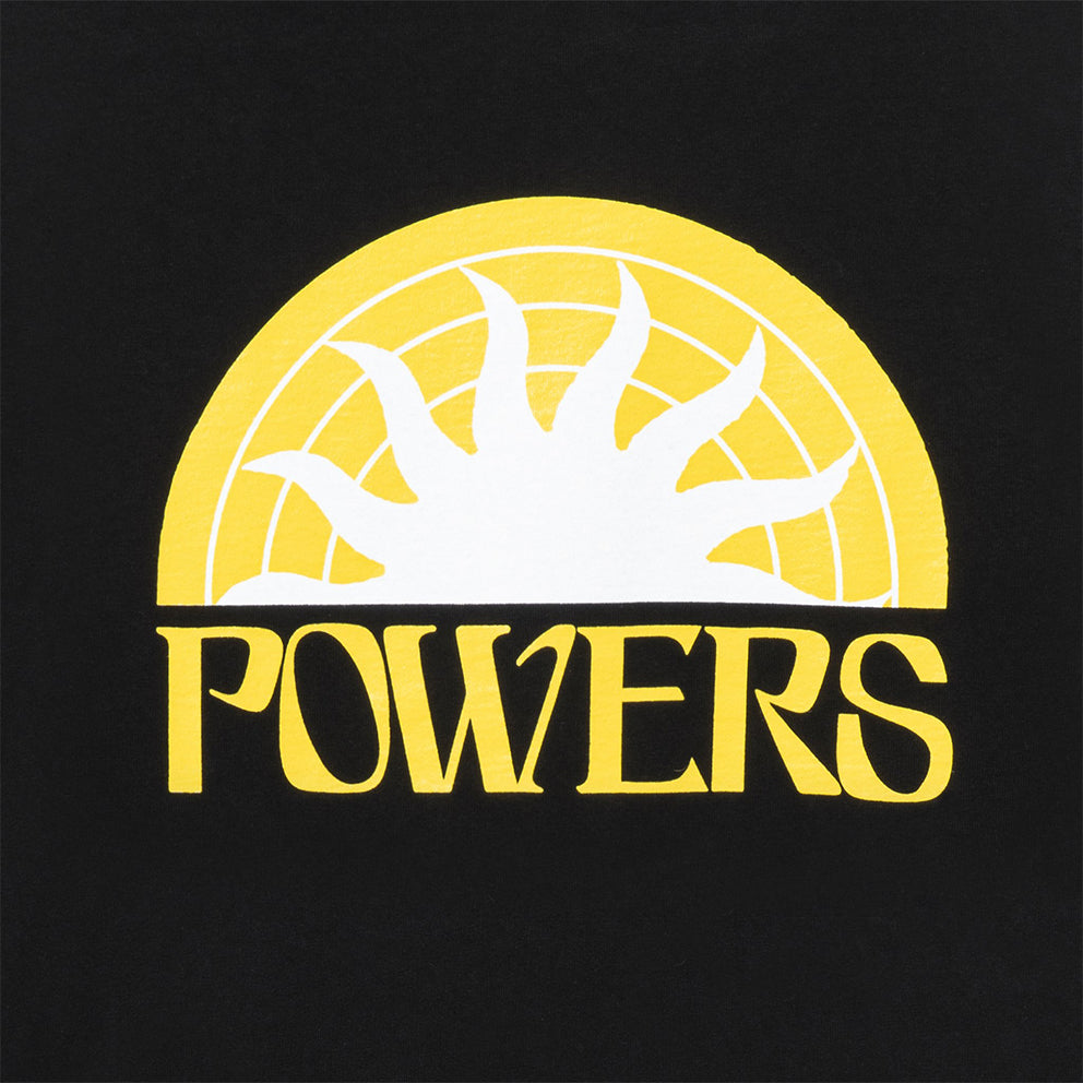 POWERS SUPPLY POWERS SUPPLY SUN SS TEE // BLACK