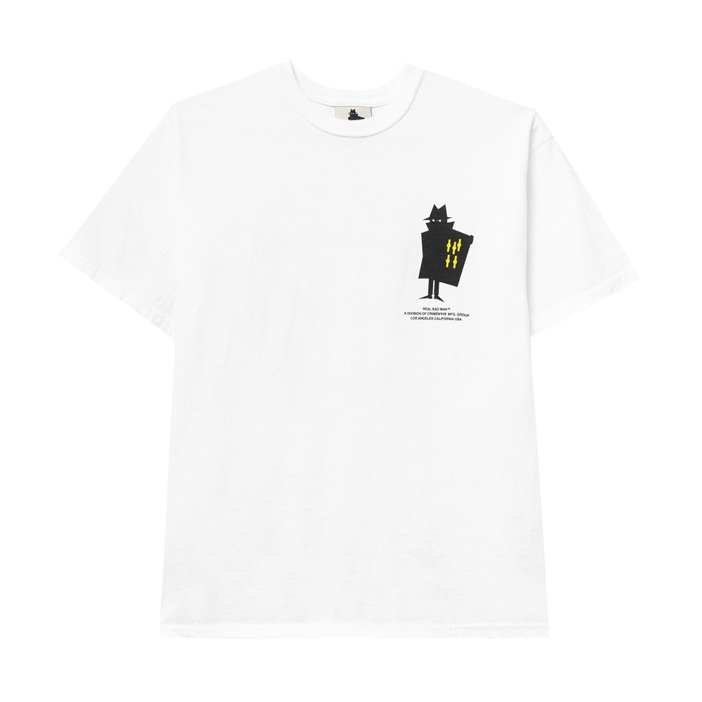 REAL BAD MAN RBM 6036 LOGO TEE VOL 6 SS TEE WHITE