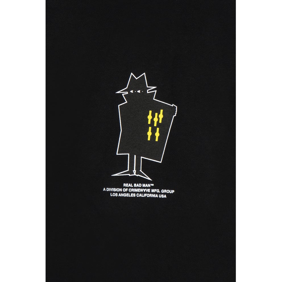 REAL BAD MAN REAL BAD MAN LOGO TEE VOL 6 TEE // BLACK