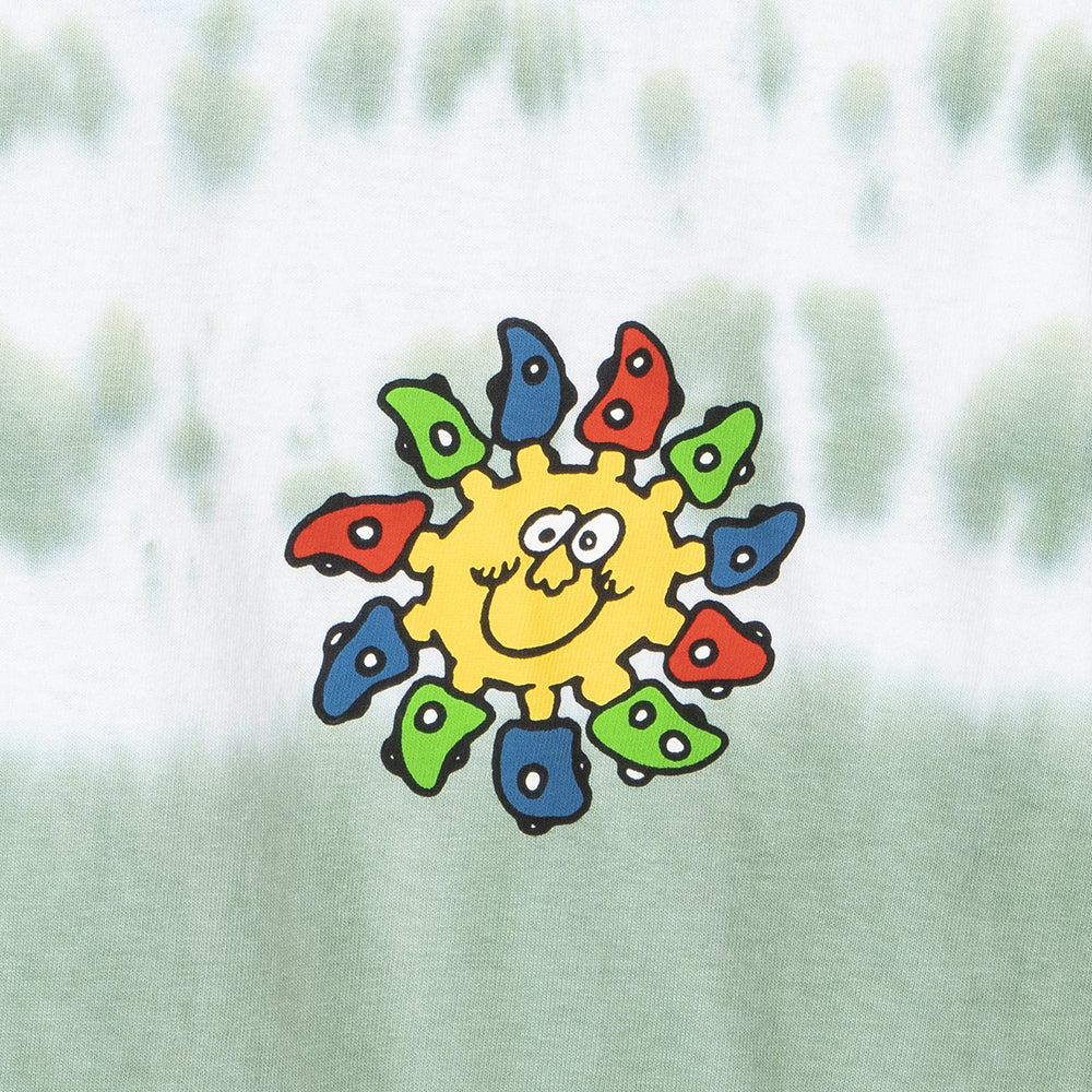 REAL BAD MAN RBM08030 delic sun tie dye ss tee s s tee blue green tie dye