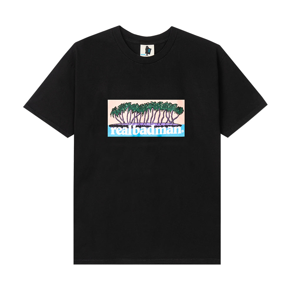 REAL BAD MAN REAL BAD MAN ALOHAHAHA S/S TEE // BLACK