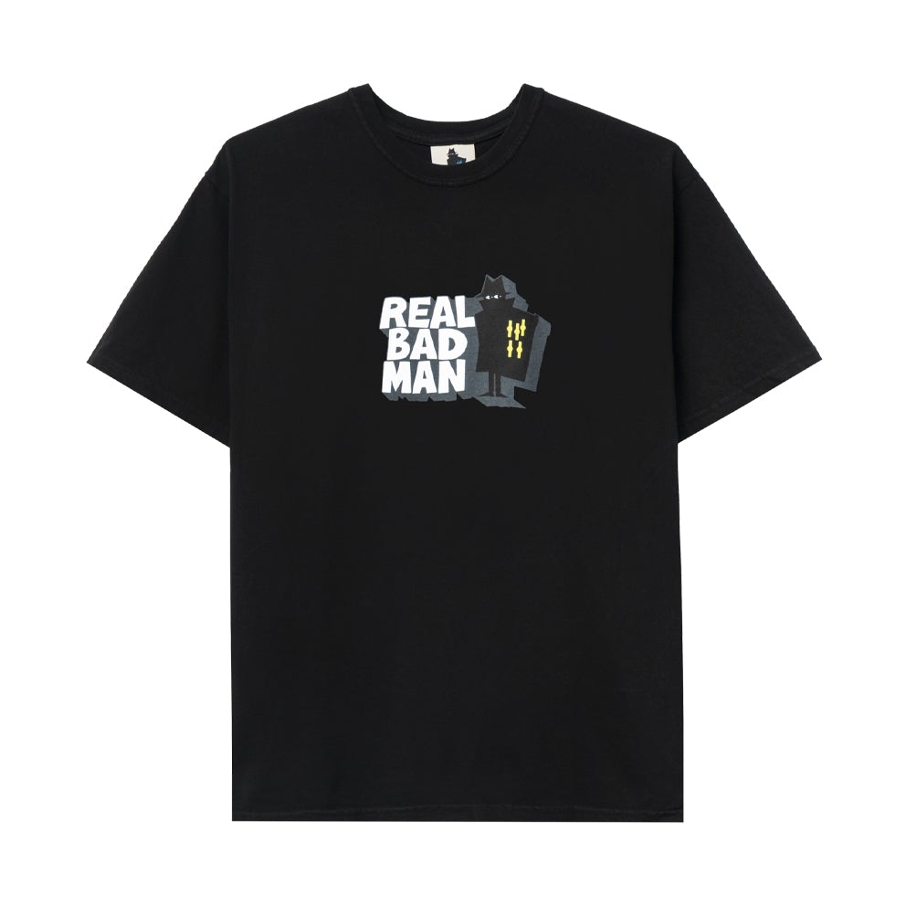 REAL BAD MAN REAL BAD MAN RBM FRONT HITTER TEE // BLACK