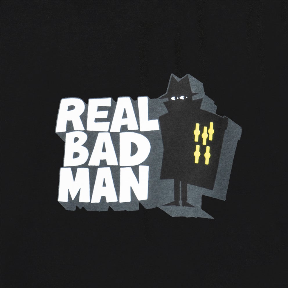 REAL BAD MAN REAL BAD MAN RBM FRONT HITTER TEE // BLACK