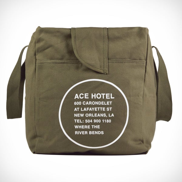 incase ace hotel duffel bag olive drab