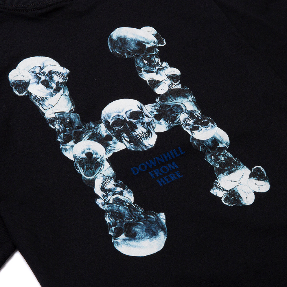 HUF HUF SKULLS CLASSIC H S/S TEE // BLACK