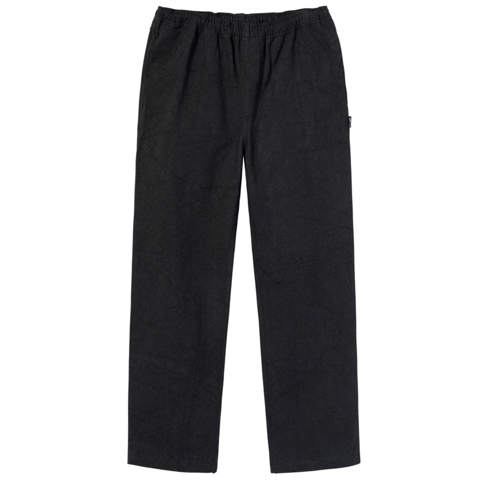STÜSSY STÜSSY WASHED CANVAS BEACH PANT // BLACK