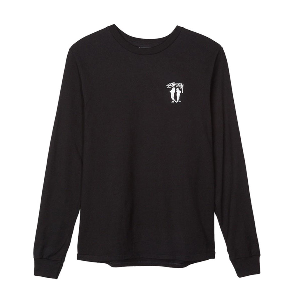 STÜSSY STÜSSY RUDIES LONGSLEEVE TEE // BLACK