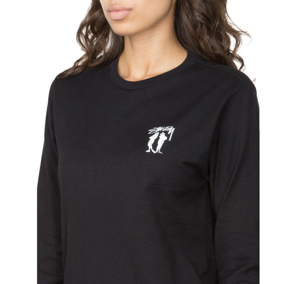 STÜSSY STÜSSY RUDIES LONGSLEEVE TEE // BLACK