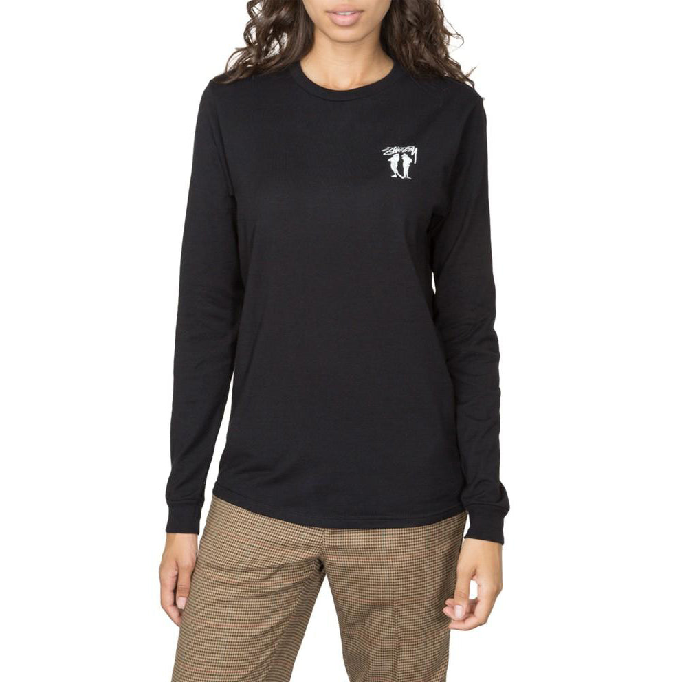 STÜSSY STÜSSY RUDIES LONGSLEEVE TEE // BLACK