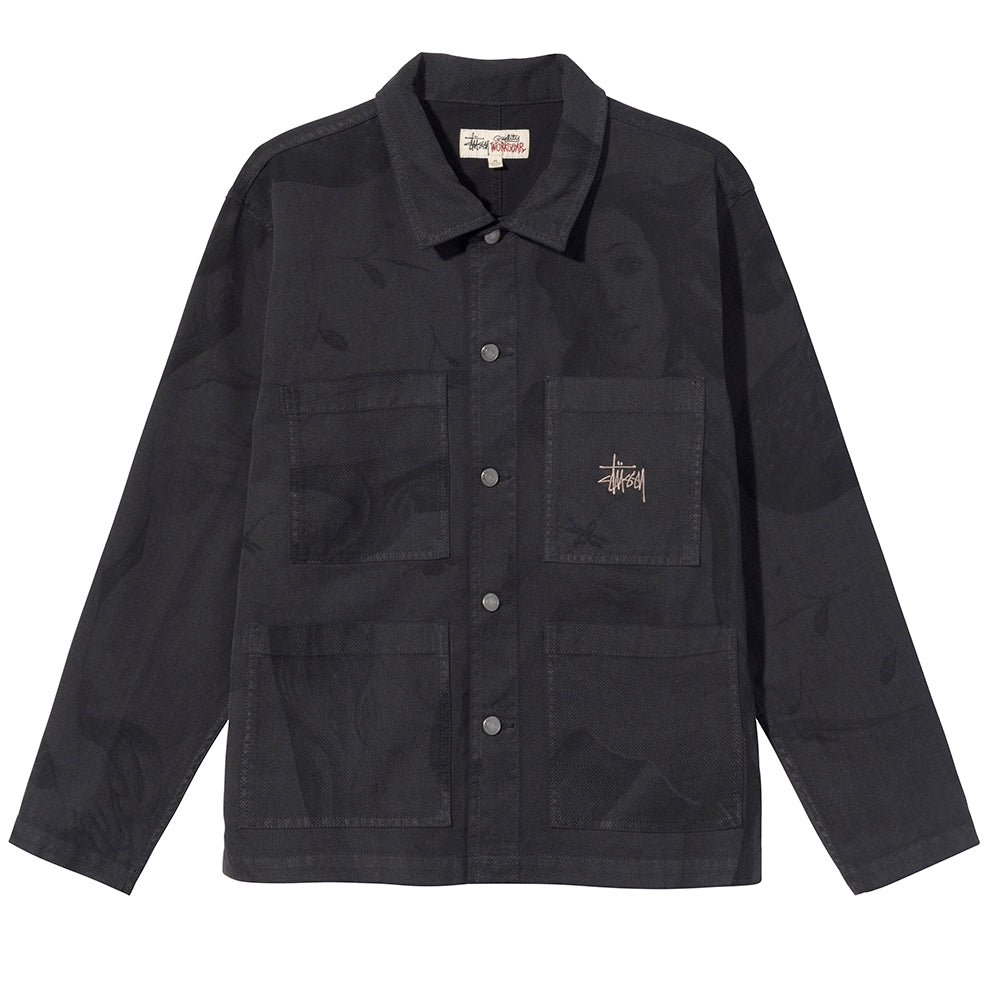 STÜSSY STÜSSY VENUS CHORE JACKET // BLACK