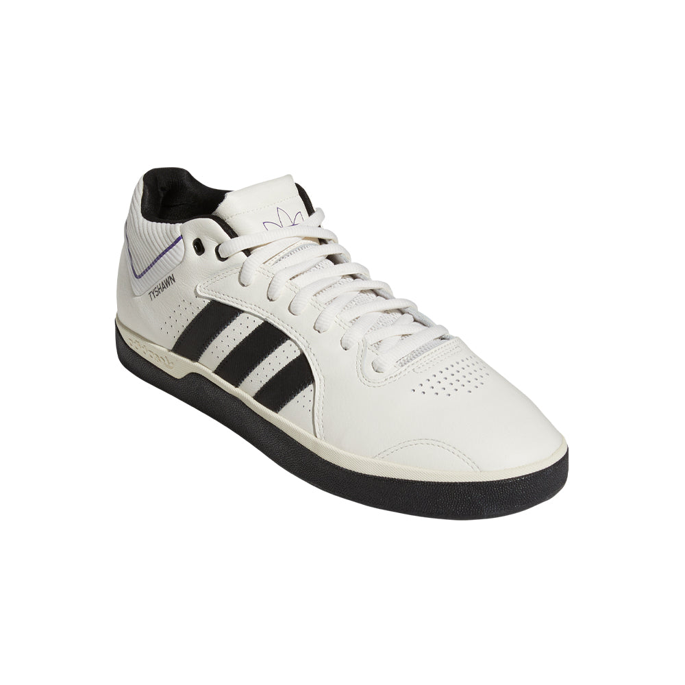 adidas skateboarding GY6950 tyshawn shoes cloud white core black collegiate purple