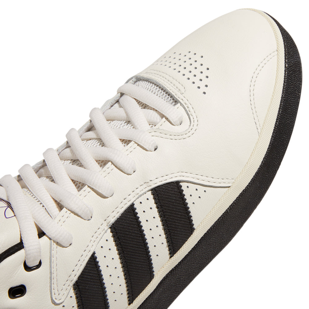 adidas skateboarding GY6950 tyshawn shoes cloud white core black collegiate purple