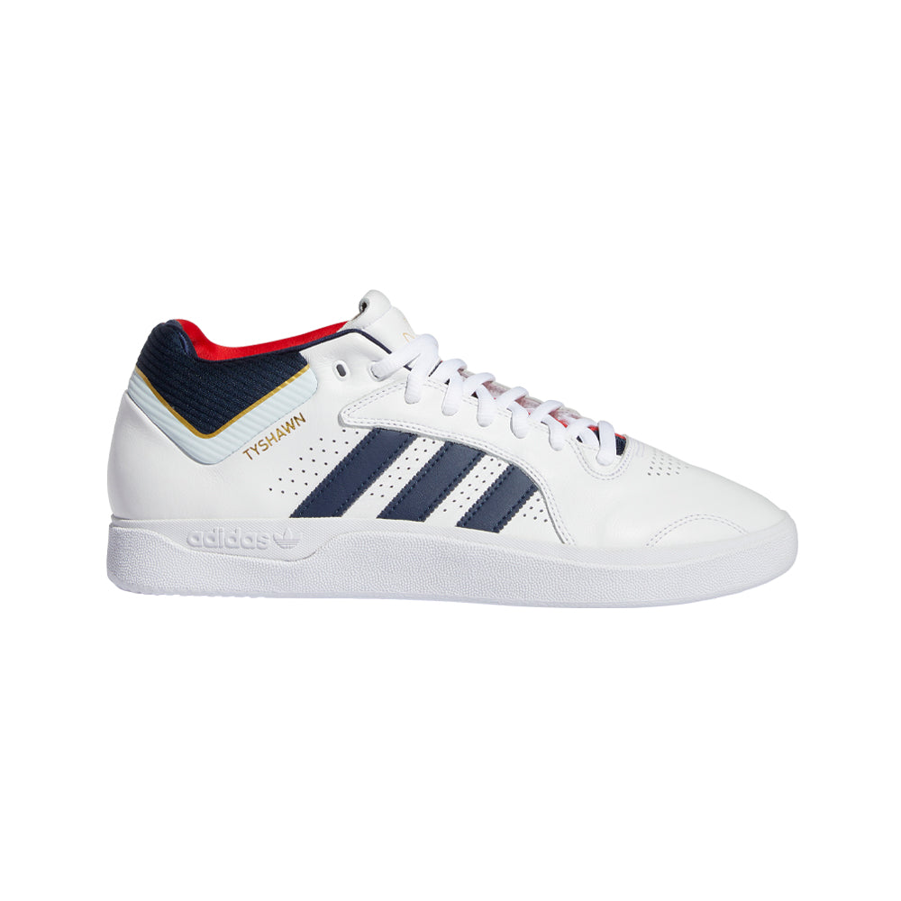 adidas skateboarding gy3663 tyshawn shoes cloud white collegiate navy gold metallic