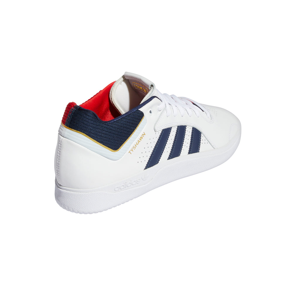 adidas skateboarding gy3663 tyshawn shoes cloud white collegiate navy gold metallic
