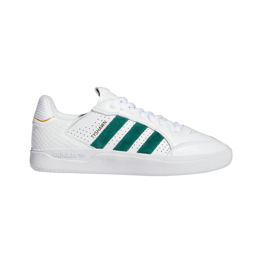 adidas skateboarding gy6954 tyshawn low shoes cloud white collegiate green gold metallic