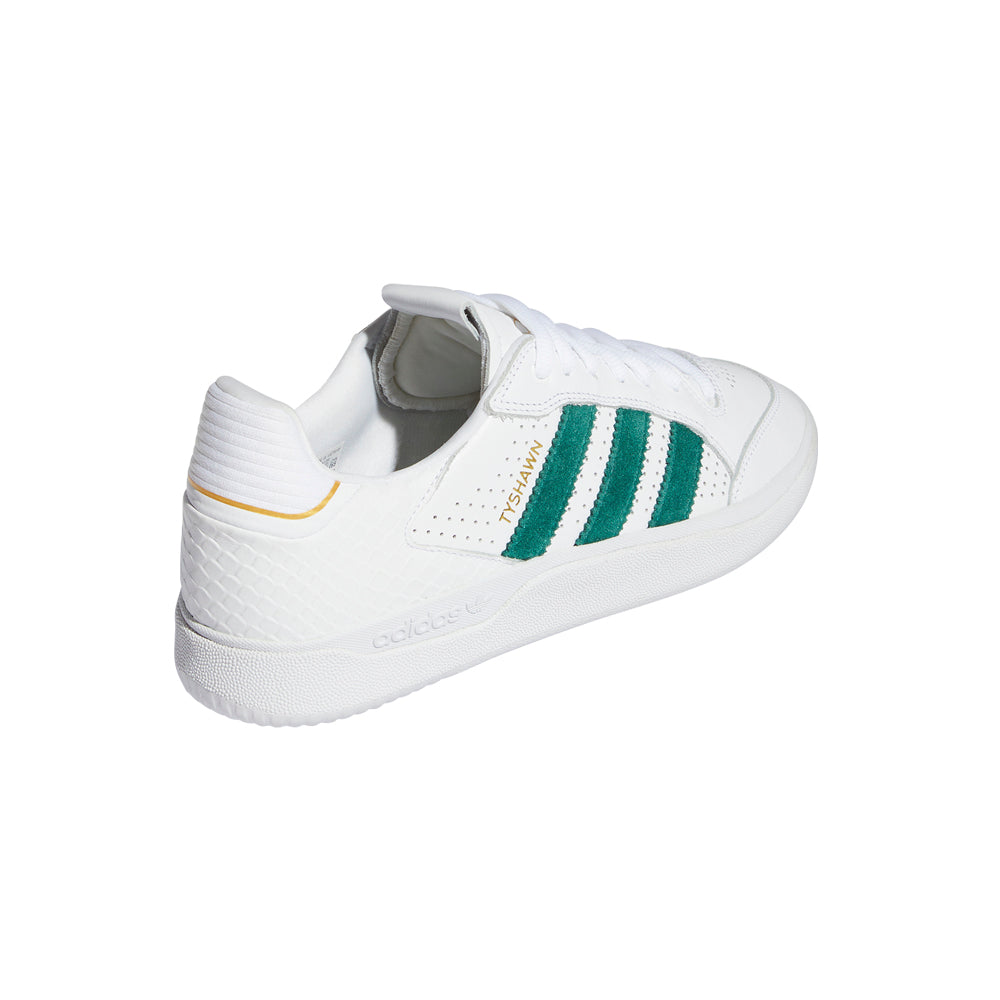 adidas skateboarding gy6954 tyshawn low shoes cloud white collegiate green gold metallic