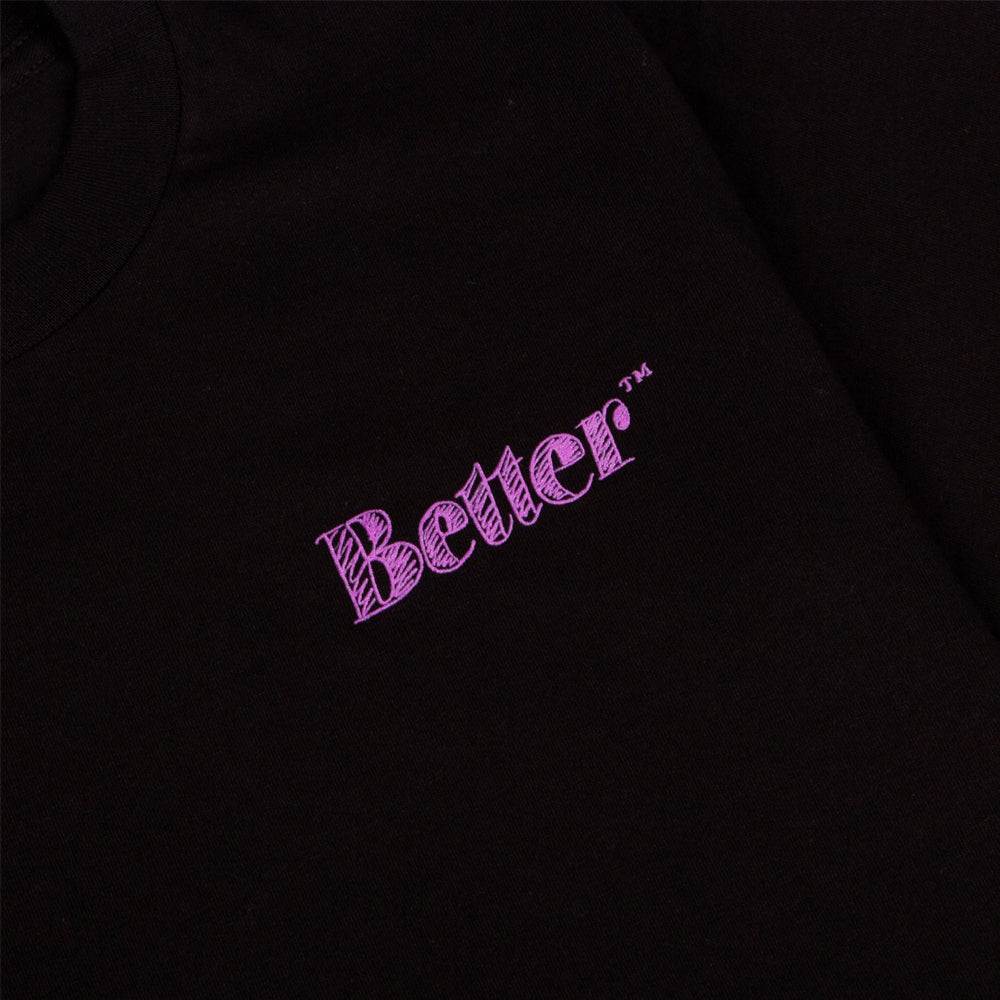 better gift shop scribble logo ss t shirt black