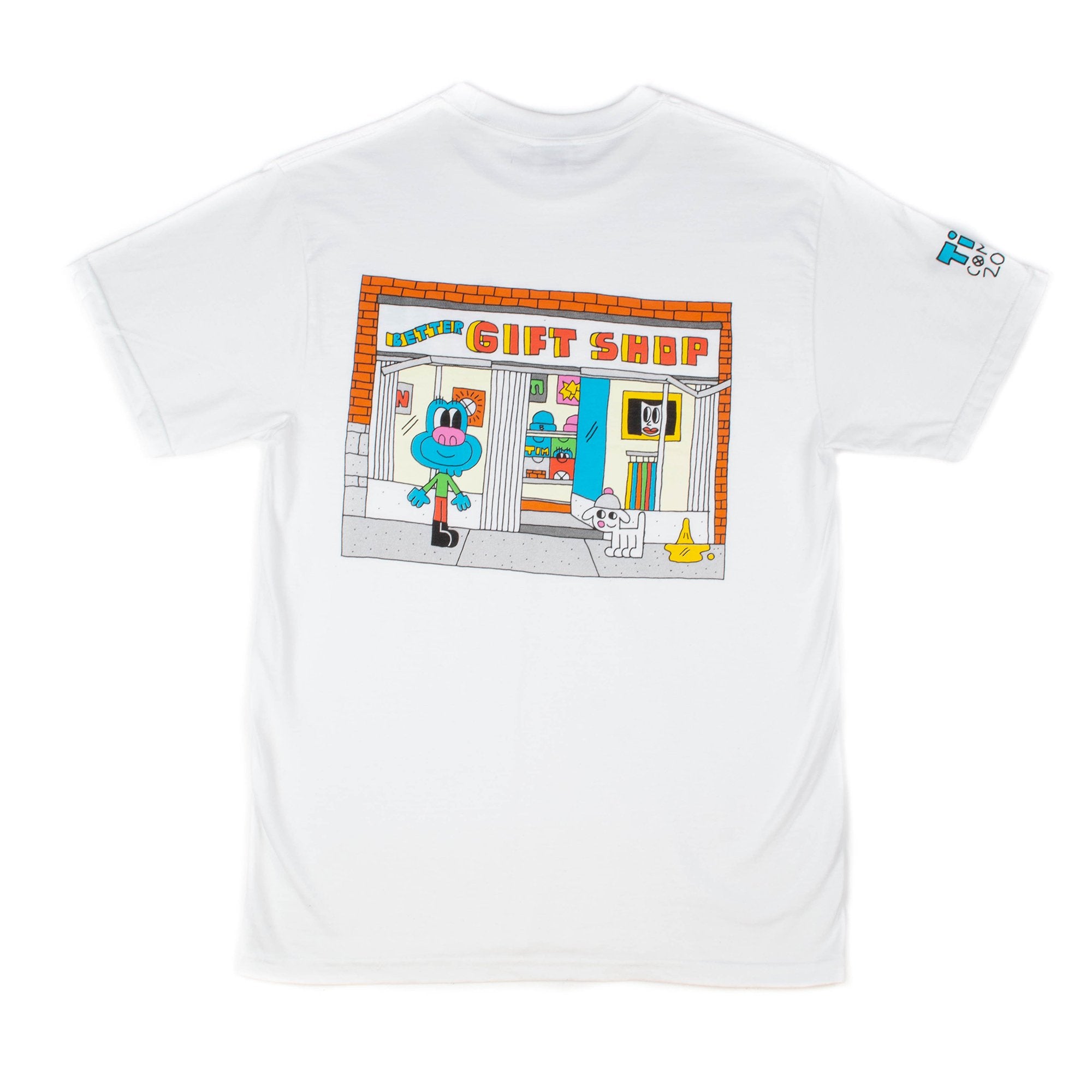 better™ b0321t006 gift shop tim comix "2021" ss t shirt white