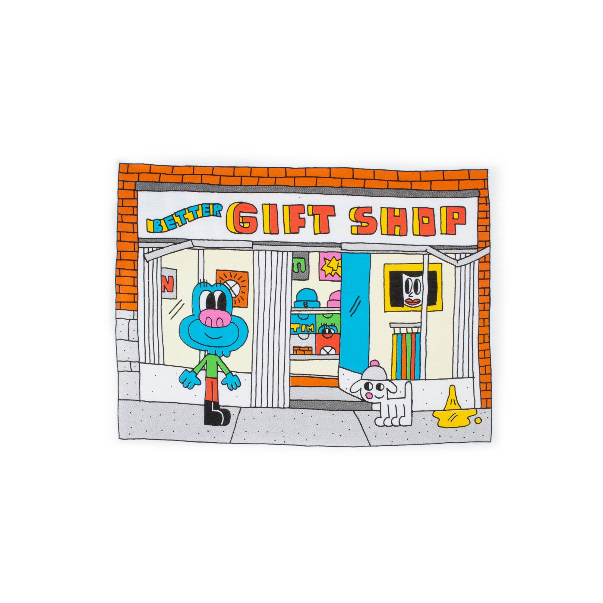 better™ b0321t006 gift shop tim comix "2021" ss t shirt white