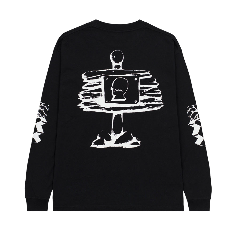 brain dead bdf21t01001936bk02 trailhead long sleeve washed black