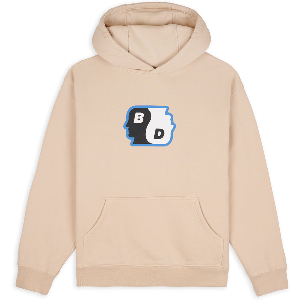 brain dead w22t09002575 yin yang hoodie taupe