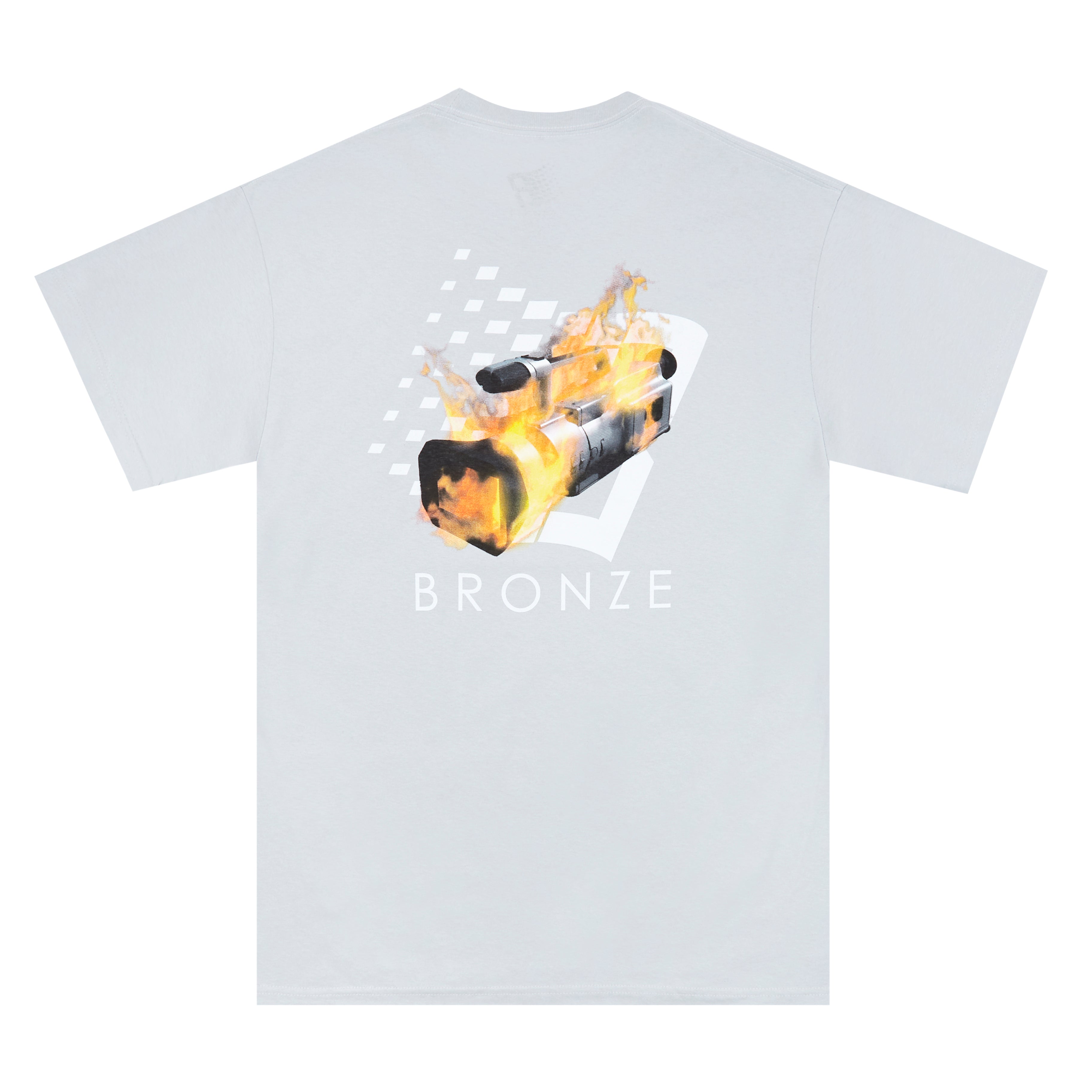 bronze vx b logo vx b logo ss tee silver