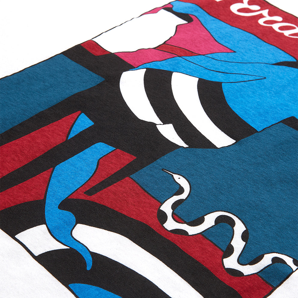 by parra 45420 bar messy t shirt white