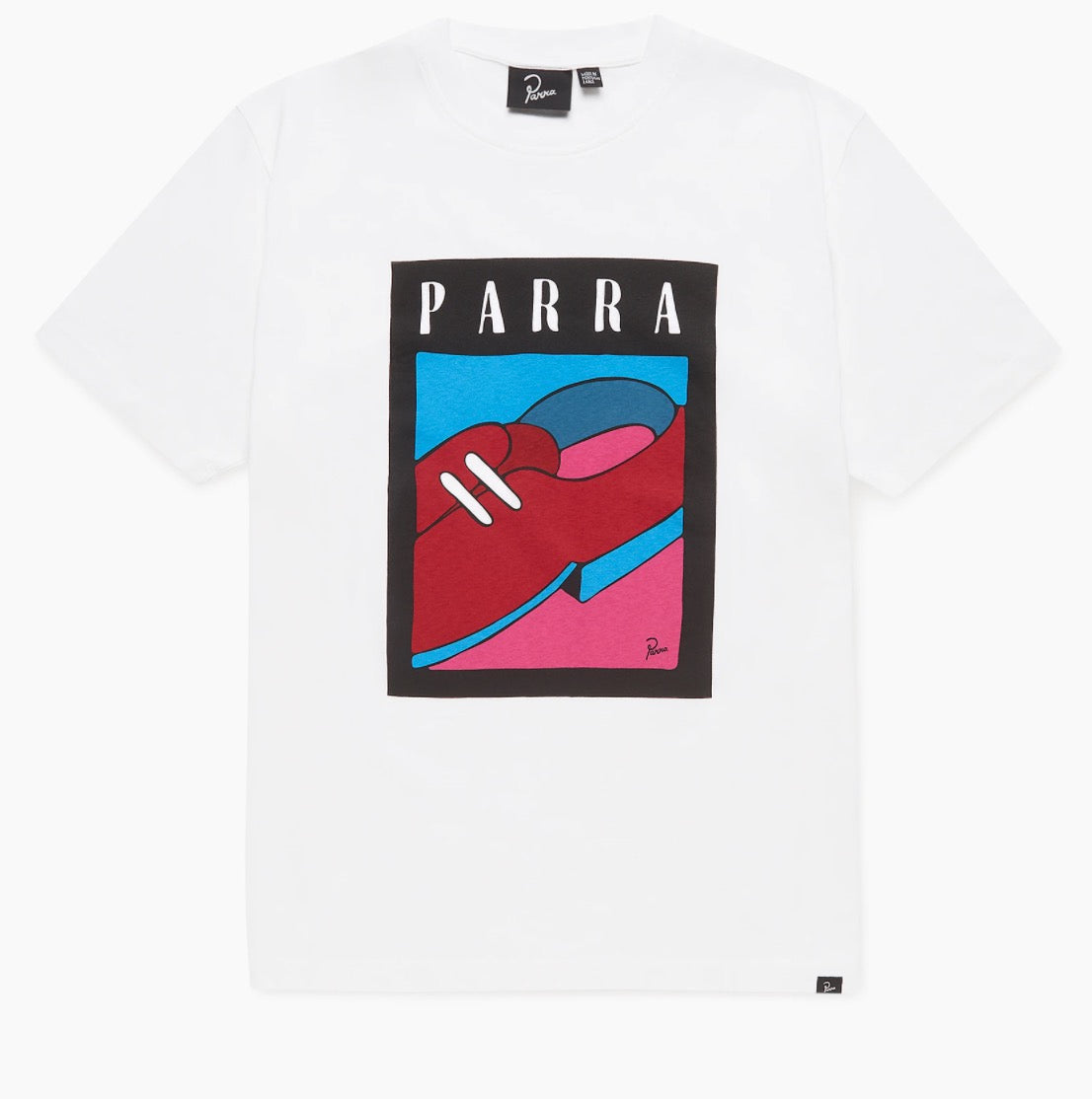 by parra 45431 shoe repair t shirt white