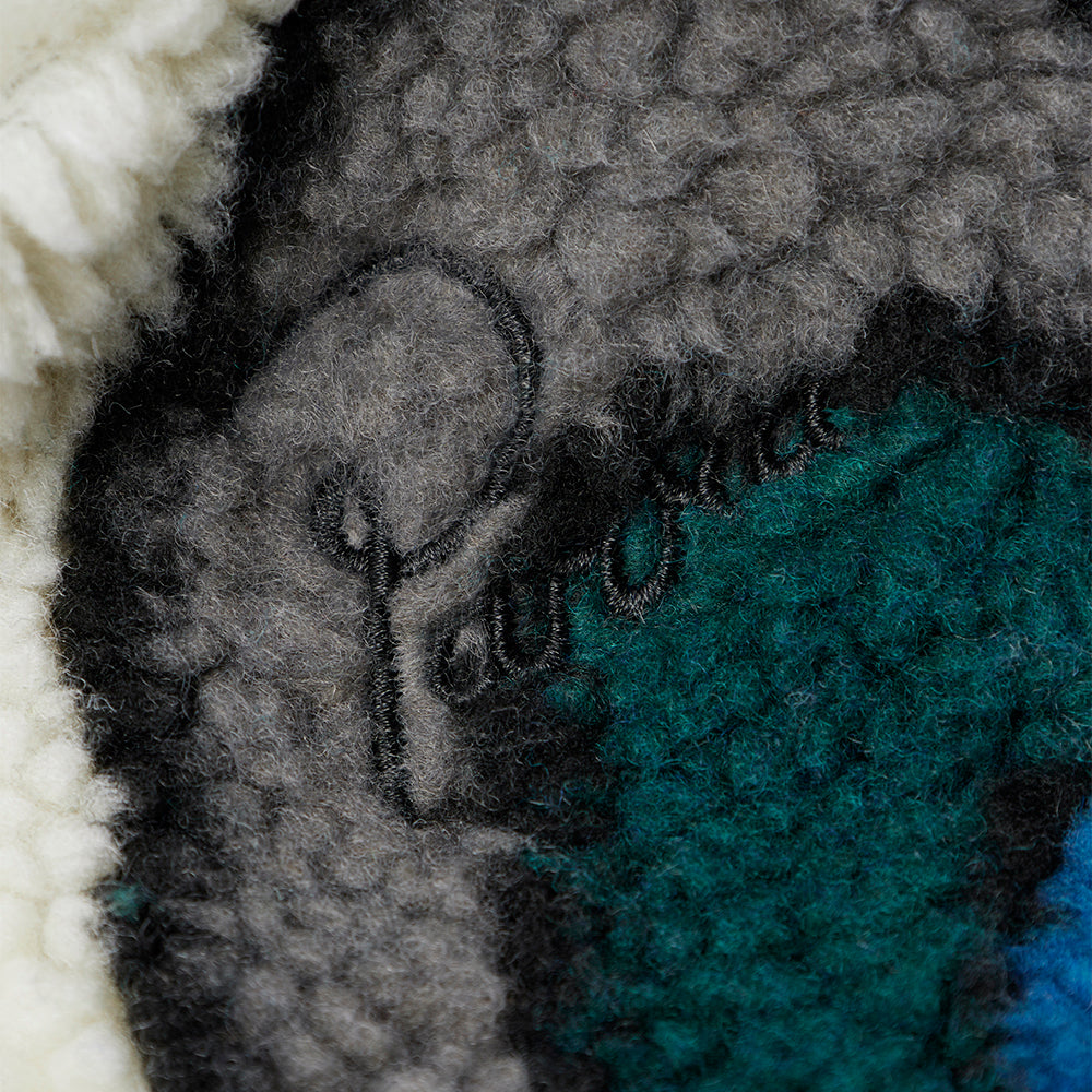 by parra 48440 amethist geode polar fleece pants stone blue