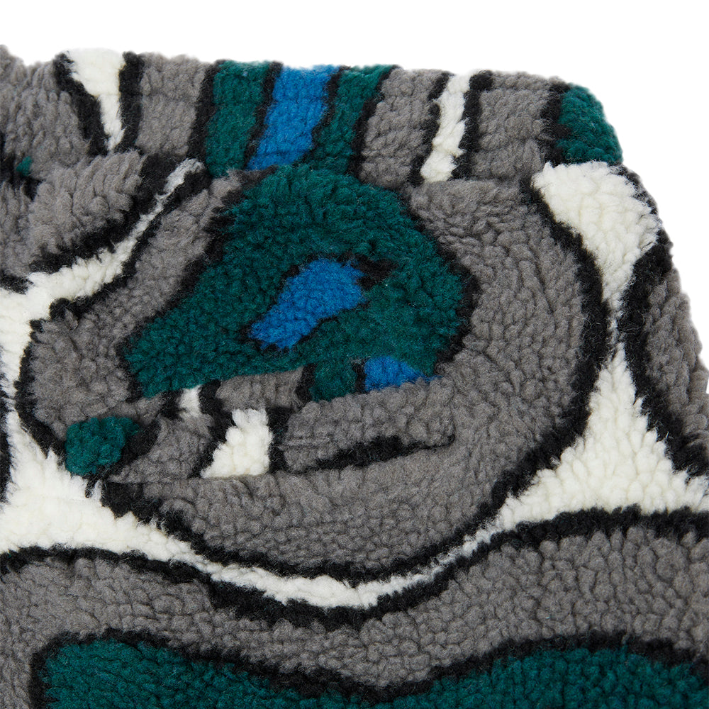 by parra 48440 amethist geode polar fleece pants stone blue