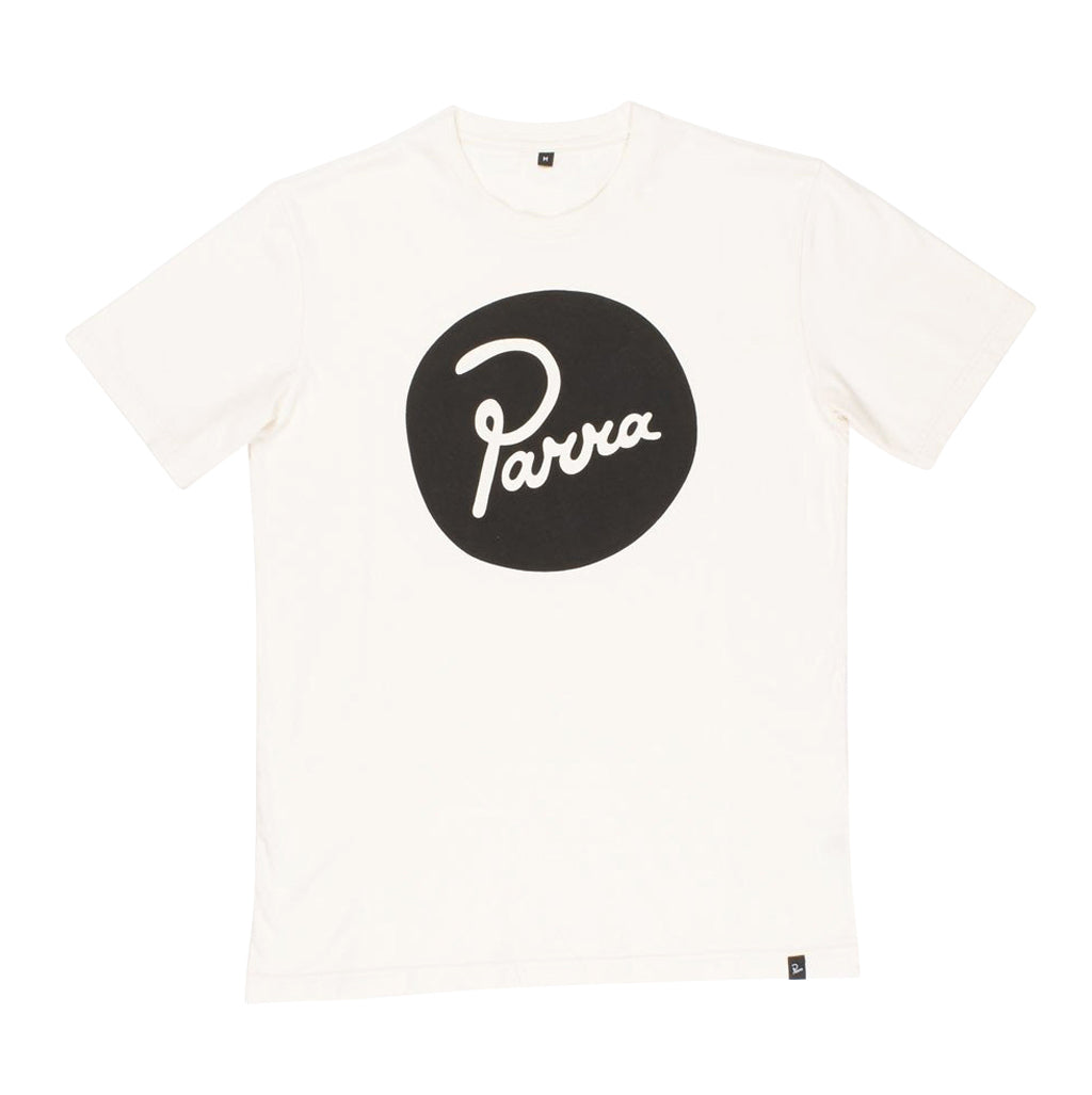 BY PARRA BY PARRA T-SHIRT CIRCLE LOGO // OFF WHITE