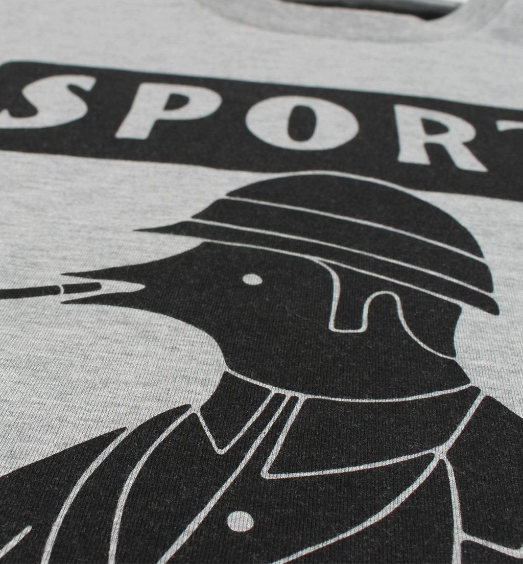 BY PARRA BY PARRA T-SHIRT SPORTS // GREY HEATHER